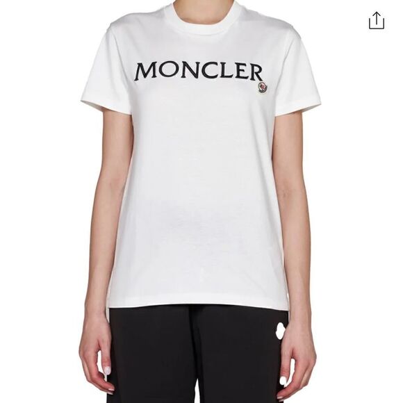 🌟NEW🌟Moncler🌟Logo Embroidered Crewneck T-shirt - Picture 3 of 6